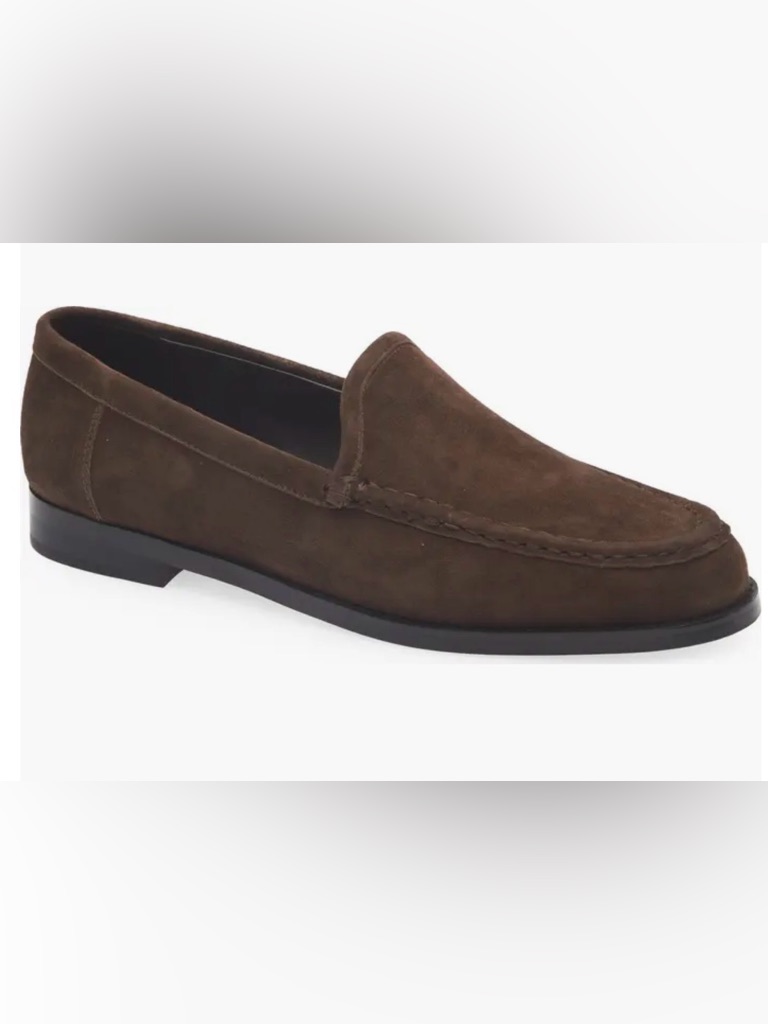 Tony Bianco Zoe Brown Suede Loafer Shoes 6.5 $190 New
